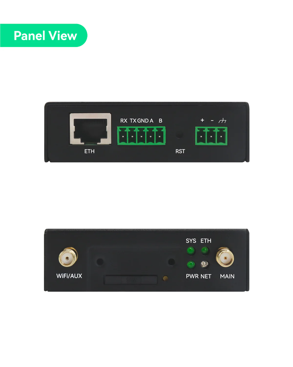 Industrial 4G LTE cellular router supports virtual SIM and physical SI ...
