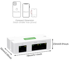 Mini Passive 2 Port POE Switch POE Extender