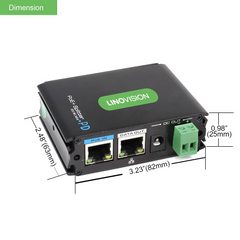 Industrial Gigabit POE+ Splitter, Hot Switchable DC12V or DC24V Output, Wide Voltage Input, IEEE802.3af/at POE to DC Power Supply for Security Cameras, Wireless AP, Access Control Systems