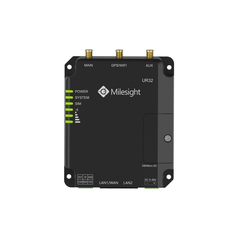 Milesight UR32L 4G Lite Industrial Cellular Router - IOTNVR